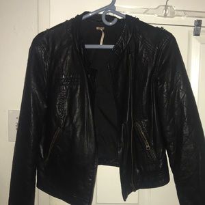 FREE PEOPLE leather jacket